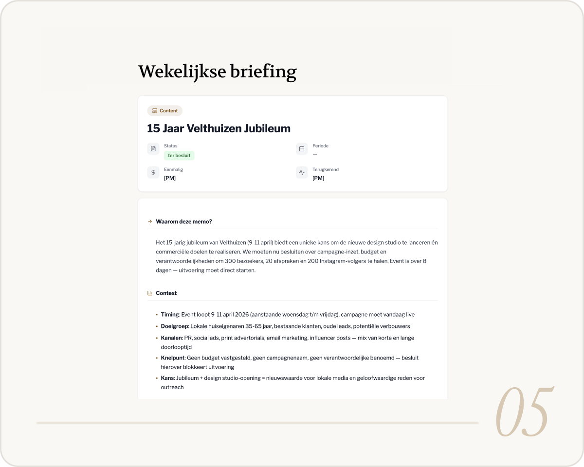 Bryfr Marketing Bestuurder
